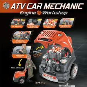 ماشین اسباب بازی ریموت دار موتور مستر Motor Master مدل کاپوت جیپ Kids JEEP Engine Toy _ماشین اسباب بازی